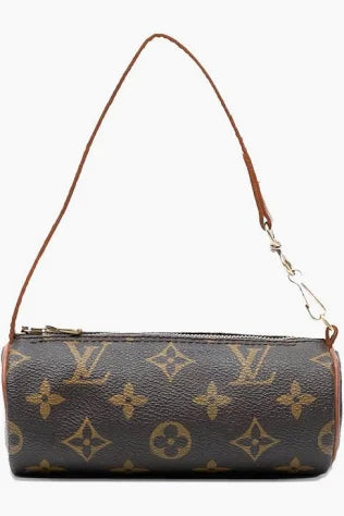 Chloe Brown Leather Paddington Pochette Bag
